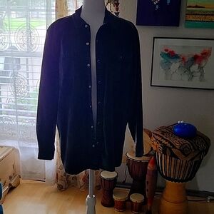 Lucky Brand Soft Belvet Like Work Shirt with Snap Buttons